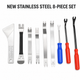 8-Piece Auto Trim Removal Tool Kit with Roll-Up Pouch
