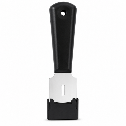 Wide-Blade Urethane Scraper – Plastic Handle Auto Glass Removal Tool