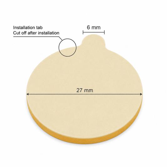 Teardrop-Shaped Rain Sensor Gel Pad